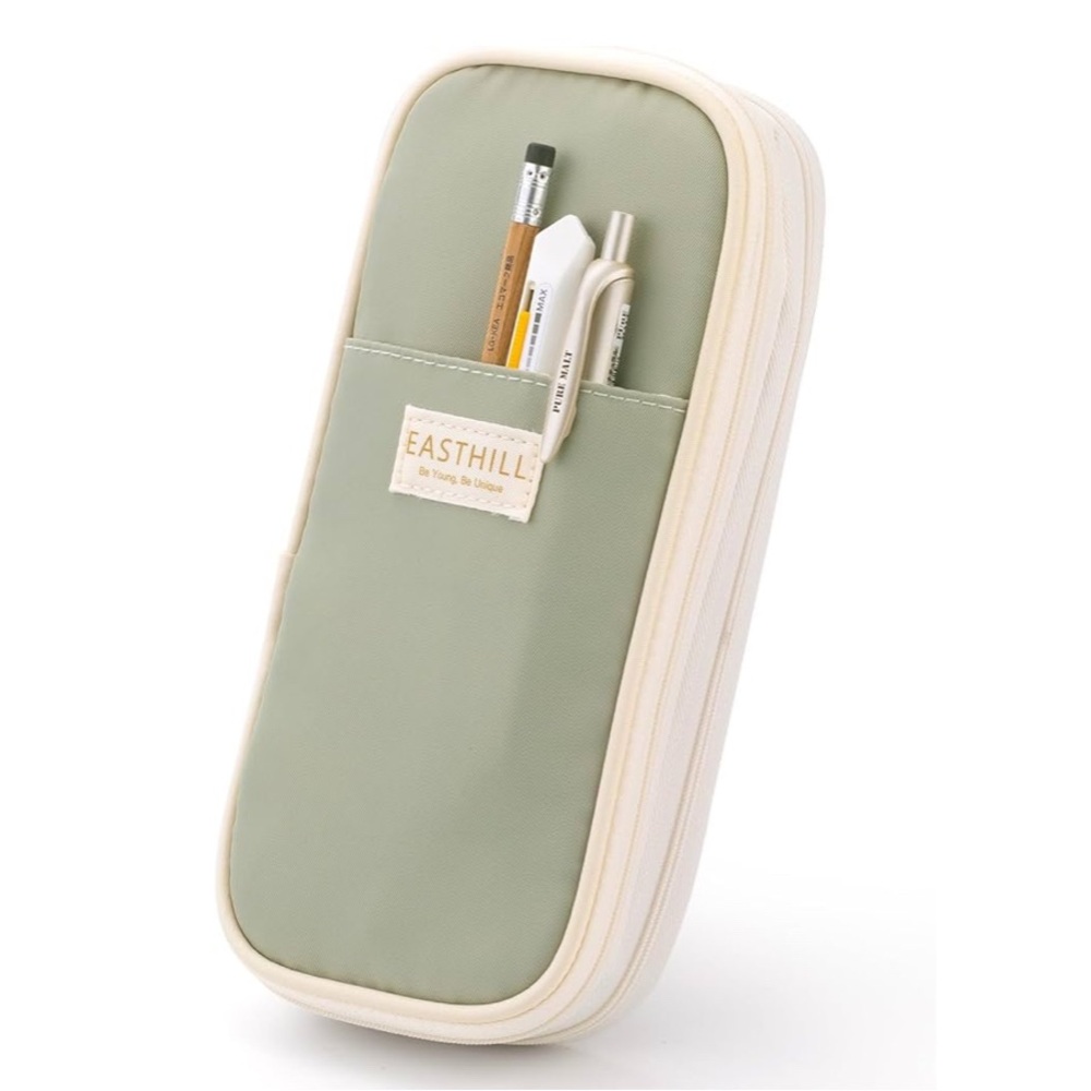 Cream Pencil Case